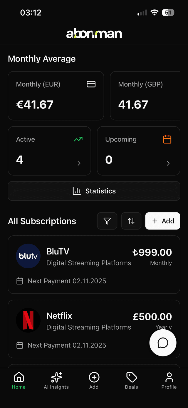 Abonman App